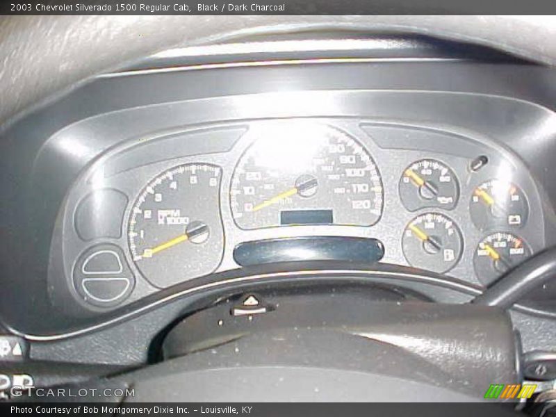 Black / Dark Charcoal 2003 Chevrolet Silverado 1500 Regular Cab