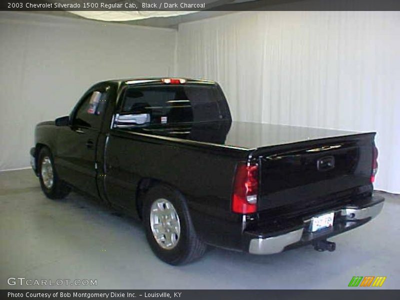 Black / Dark Charcoal 2003 Chevrolet Silverado 1500 Regular Cab