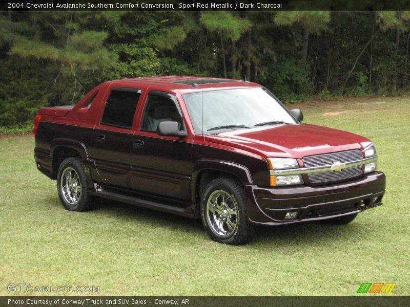 Sport Red Metallic / Dark Charcoal 2004 Chevrolet Avalanche Southern Comfort Conversion