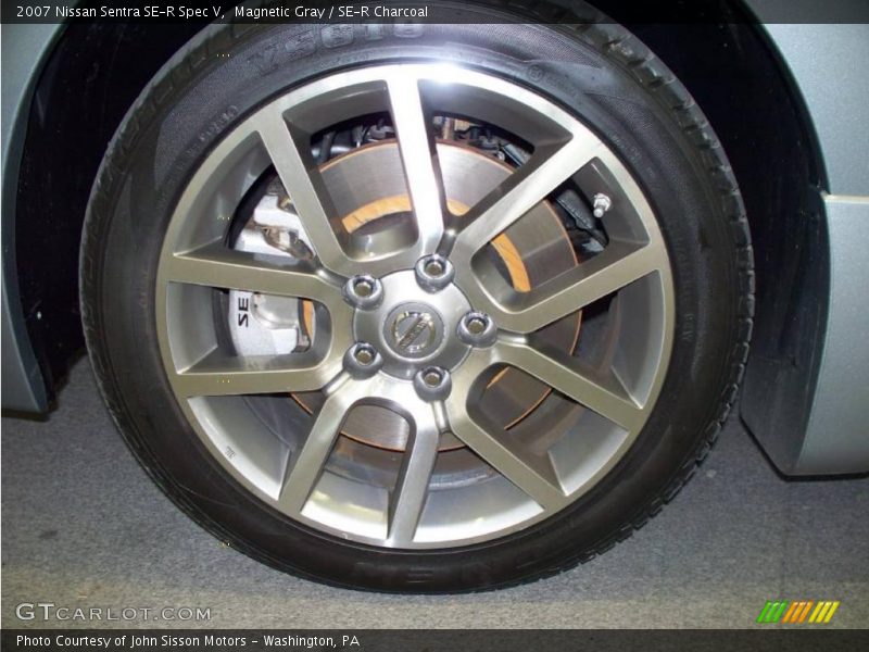 Magnetic Gray / SE-R Charcoal 2007 Nissan Sentra SE-R Spec V