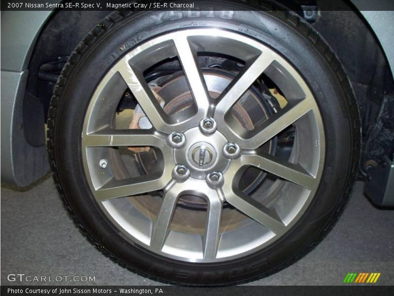 Magnetic Gray / SE-R Charcoal 2007 Nissan Sentra SE-R Spec V