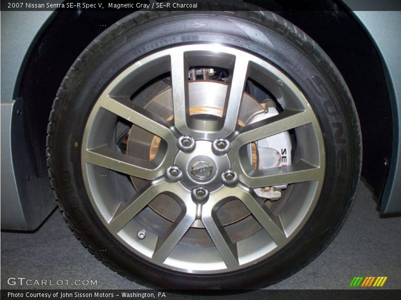 Magnetic Gray / SE-R Charcoal 2007 Nissan Sentra SE-R Spec V
