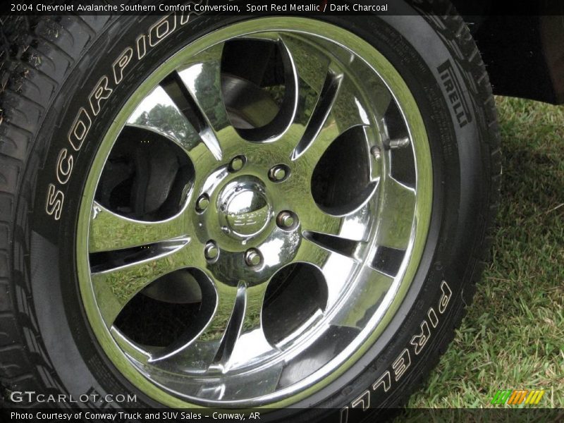 Sport Red Metallic / Dark Charcoal 2004 Chevrolet Avalanche Southern Comfort Conversion