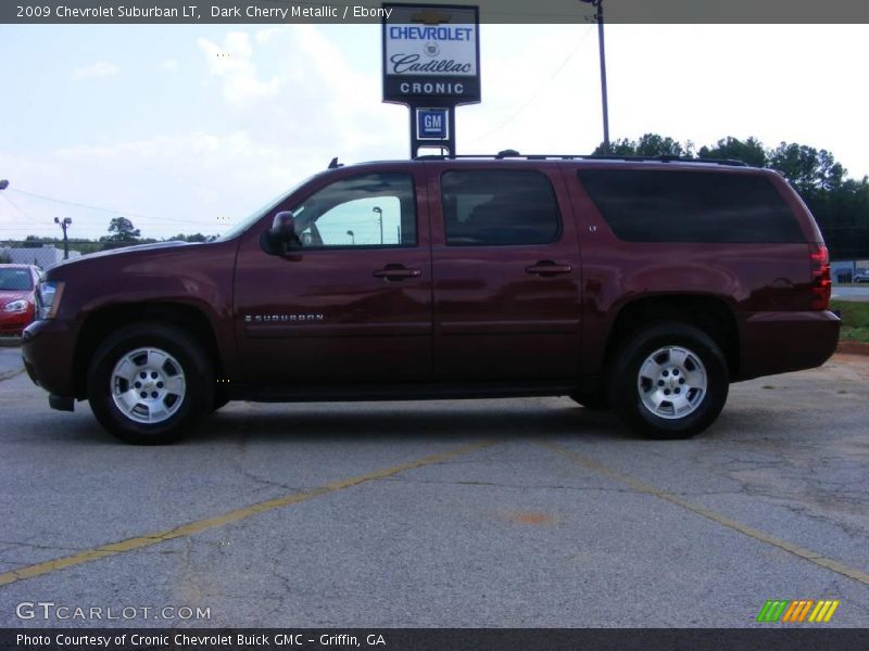 Dark Cherry Metallic / Ebony 2009 Chevrolet Suburban LT