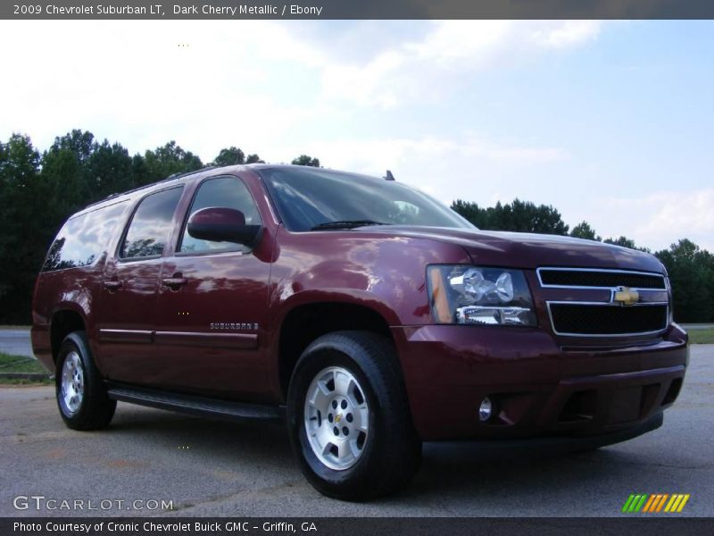 Dark Cherry Metallic / Ebony 2009 Chevrolet Suburban LT