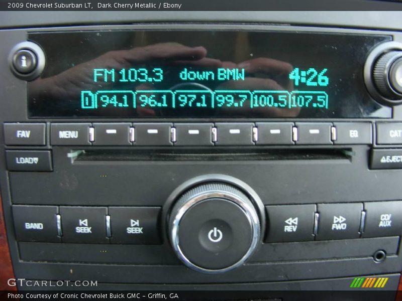 Dark Cherry Metallic / Ebony 2009 Chevrolet Suburban LT
