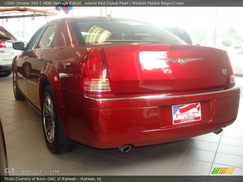 Inferno Red Crystal Pearl / Medium Pebble Beige/Cream 2008 Chrysler 300 C HEMI Heritage Edition