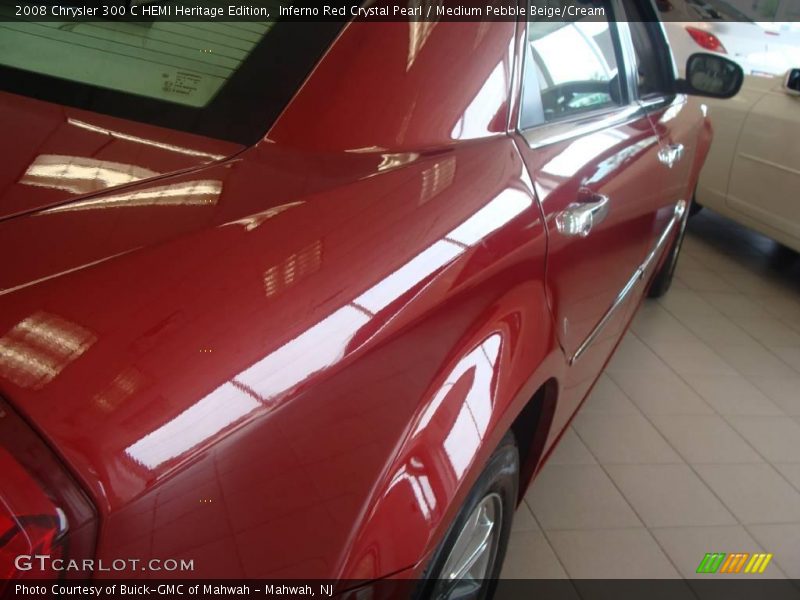 Inferno Red Crystal Pearl / Medium Pebble Beige/Cream 2008 Chrysler 300 C HEMI Heritage Edition