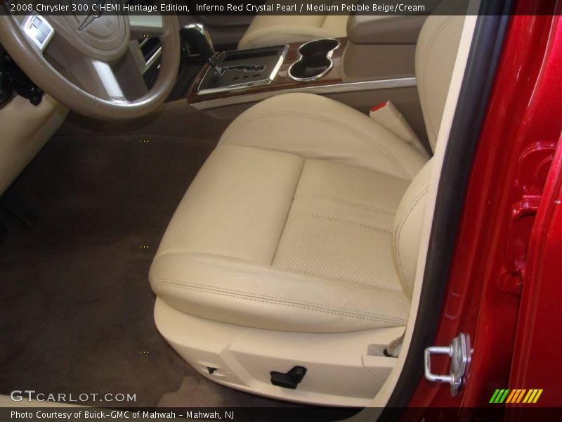 Inferno Red Crystal Pearl / Medium Pebble Beige/Cream 2008 Chrysler 300 C HEMI Heritage Edition