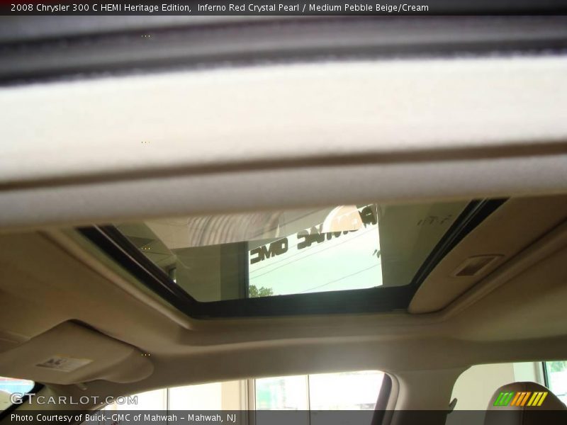 Inferno Red Crystal Pearl / Medium Pebble Beige/Cream 2008 Chrysler 300 C HEMI Heritage Edition