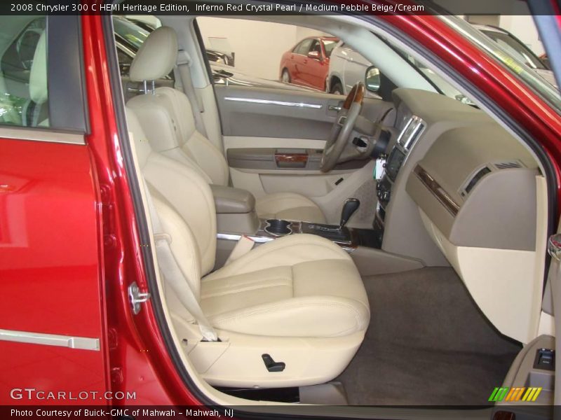 Inferno Red Crystal Pearl / Medium Pebble Beige/Cream 2008 Chrysler 300 C HEMI Heritage Edition