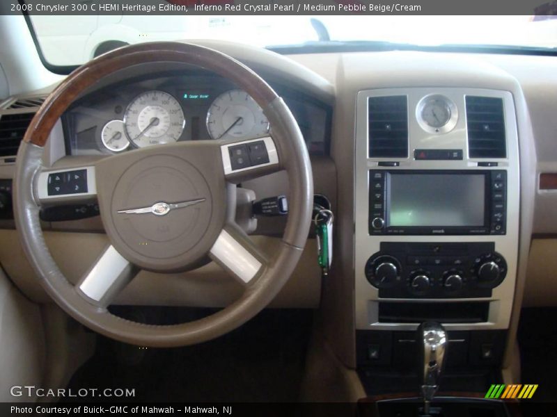 Inferno Red Crystal Pearl / Medium Pebble Beige/Cream 2008 Chrysler 300 C HEMI Heritage Edition
