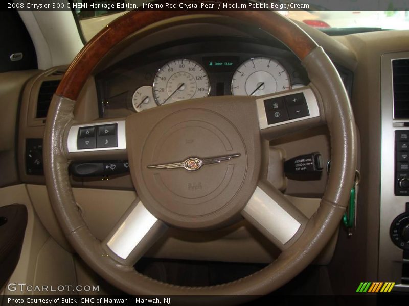 Inferno Red Crystal Pearl / Medium Pebble Beige/Cream 2008 Chrysler 300 C HEMI Heritage Edition