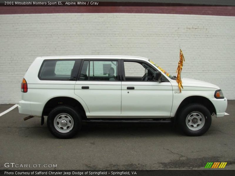 Alpine White / Gray 2001 Mitsubishi Montero Sport ES