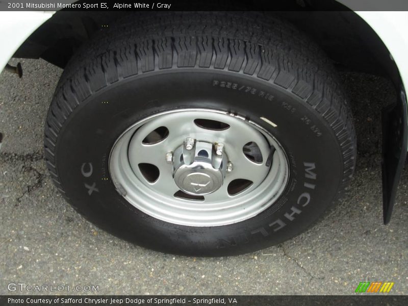 Alpine White / Gray 2001 Mitsubishi Montero Sport ES