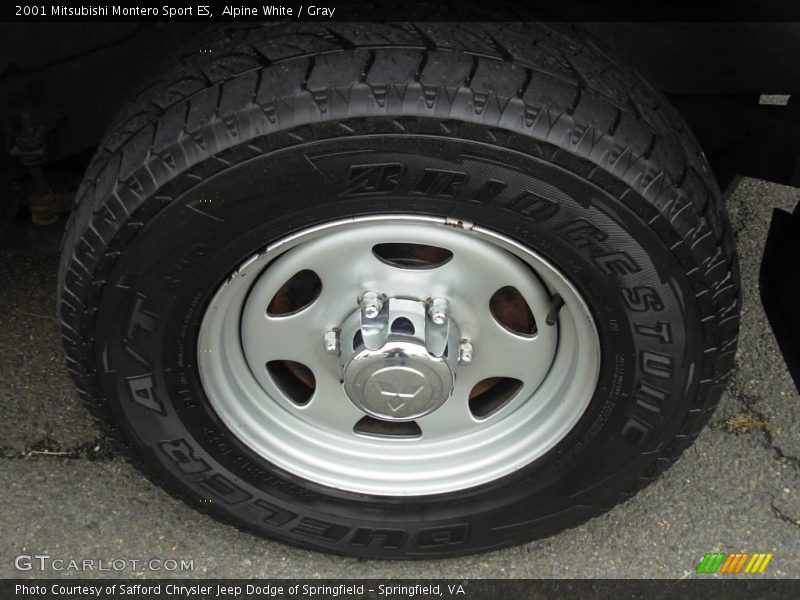 Alpine White / Gray 2001 Mitsubishi Montero Sport ES