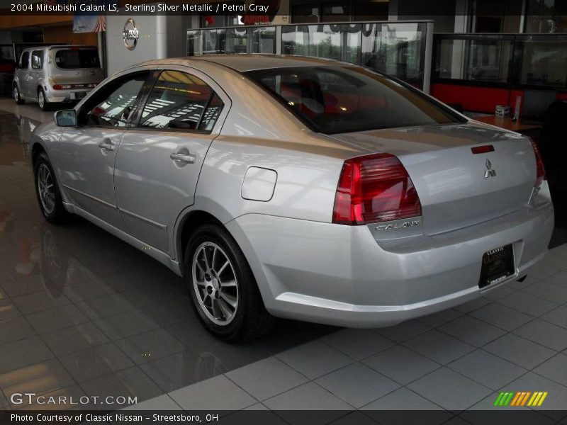 Sterling Silver Metallic / Petrol Gray 2004 Mitsubishi Galant LS