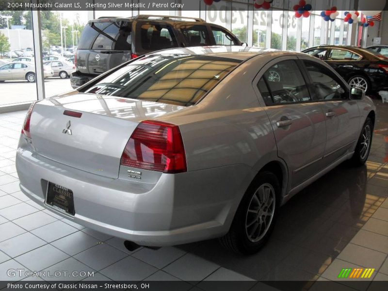 Sterling Silver Metallic / Petrol Gray 2004 Mitsubishi Galant LS