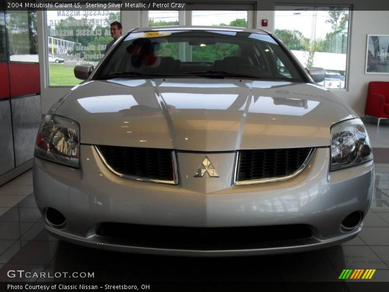 Sterling Silver Metallic / Petrol Gray 2004 Mitsubishi Galant LS