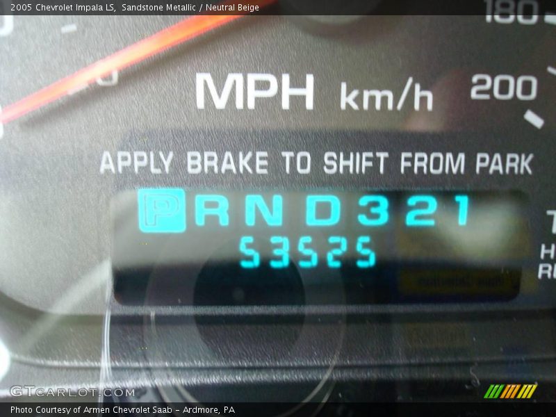 Sandstone Metallic / Neutral Beige 2005 Chevrolet Impala LS
