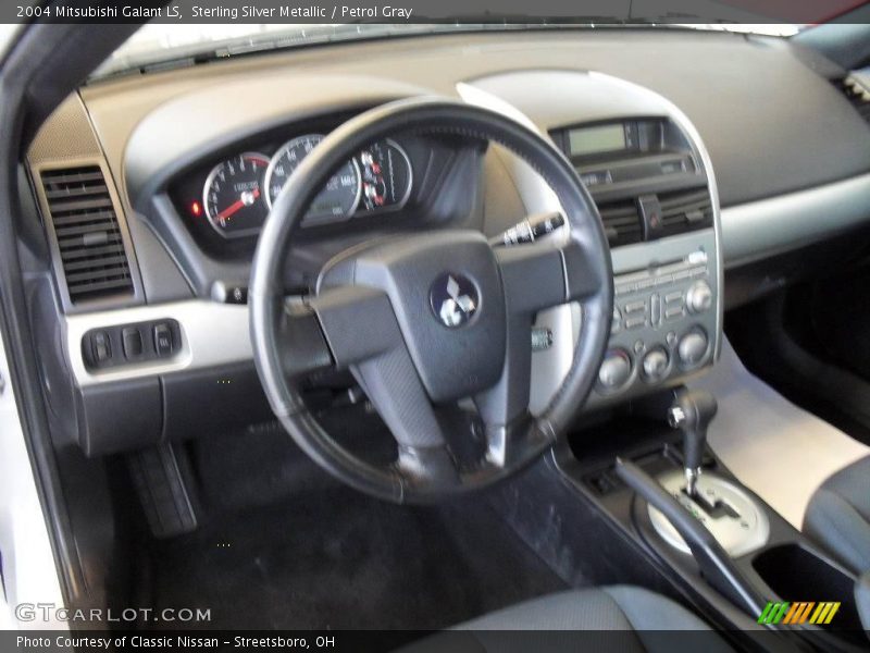 Sterling Silver Metallic / Petrol Gray 2004 Mitsubishi Galant LS