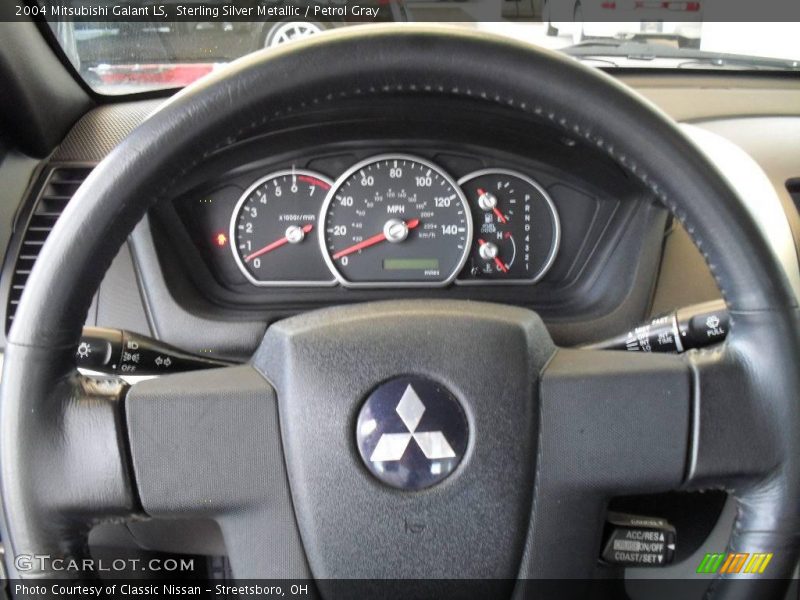 Sterling Silver Metallic / Petrol Gray 2004 Mitsubishi Galant LS