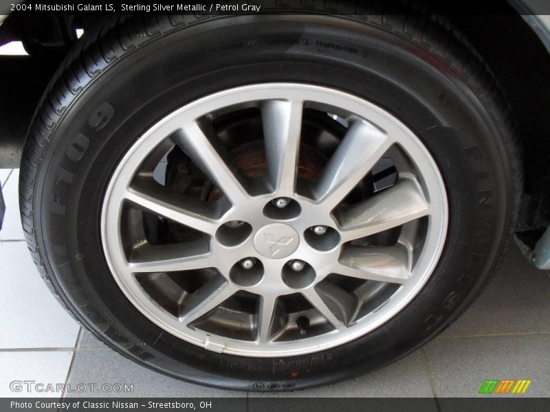 Sterling Silver Metallic / Petrol Gray 2004 Mitsubishi Galant LS