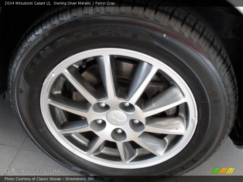 Sterling Silver Metallic / Petrol Gray 2004 Mitsubishi Galant LS
