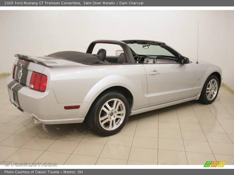 Satin Silver Metallic / Dark Charcoal 2005 Ford Mustang GT Premium Convertible