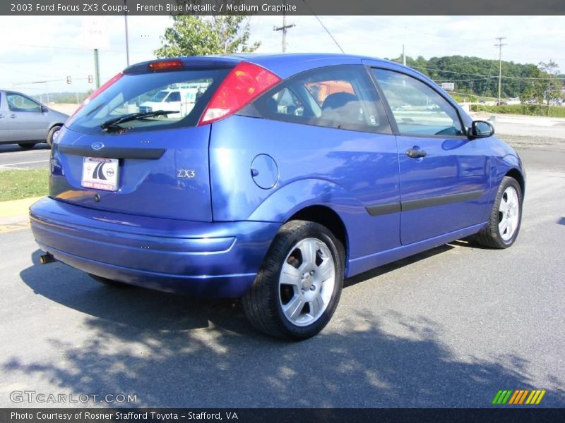 French Blue Metallic / Medium Graphite 2003 Ford Focus ZX3 Coupe