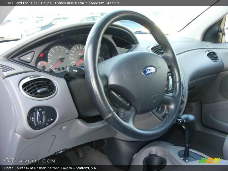 French Blue Metallic / Medium Graphite 2003 Ford Focus ZX3 Coupe