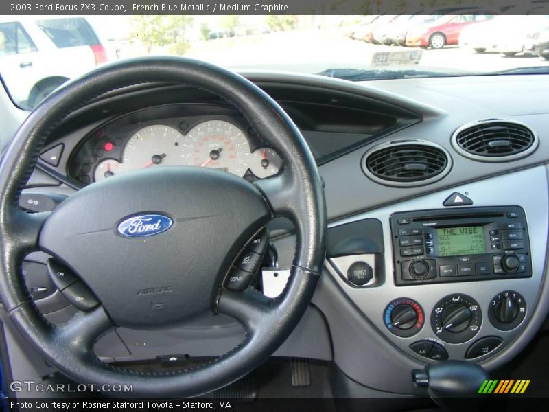 French Blue Metallic / Medium Graphite 2003 Ford Focus ZX3 Coupe