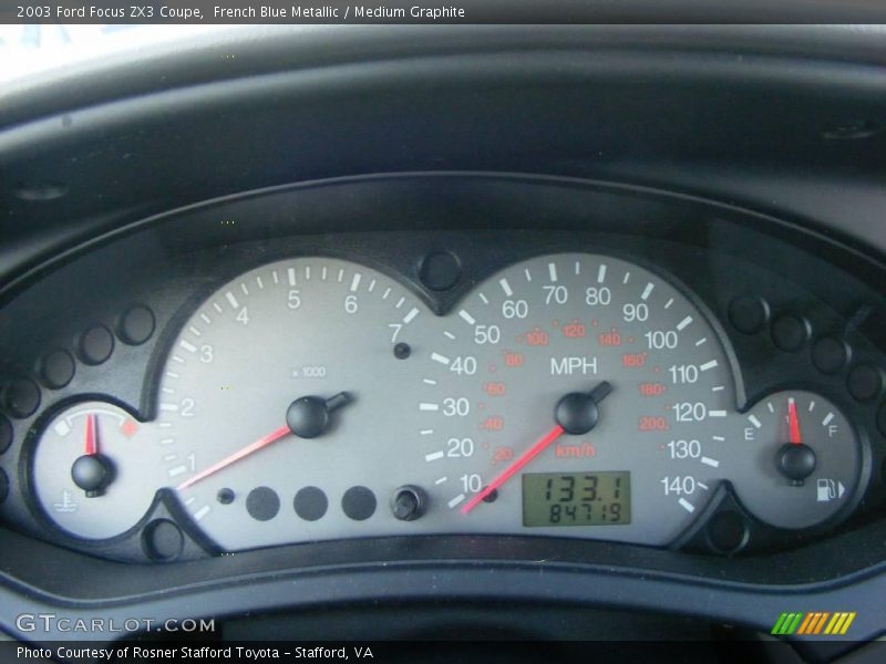 French Blue Metallic / Medium Graphite 2003 Ford Focus ZX3 Coupe