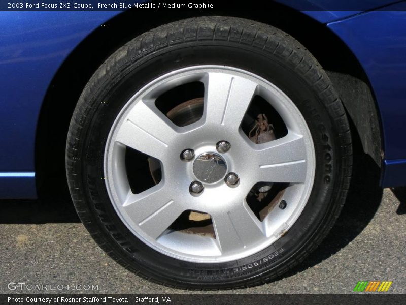 French Blue Metallic / Medium Graphite 2003 Ford Focus ZX3 Coupe