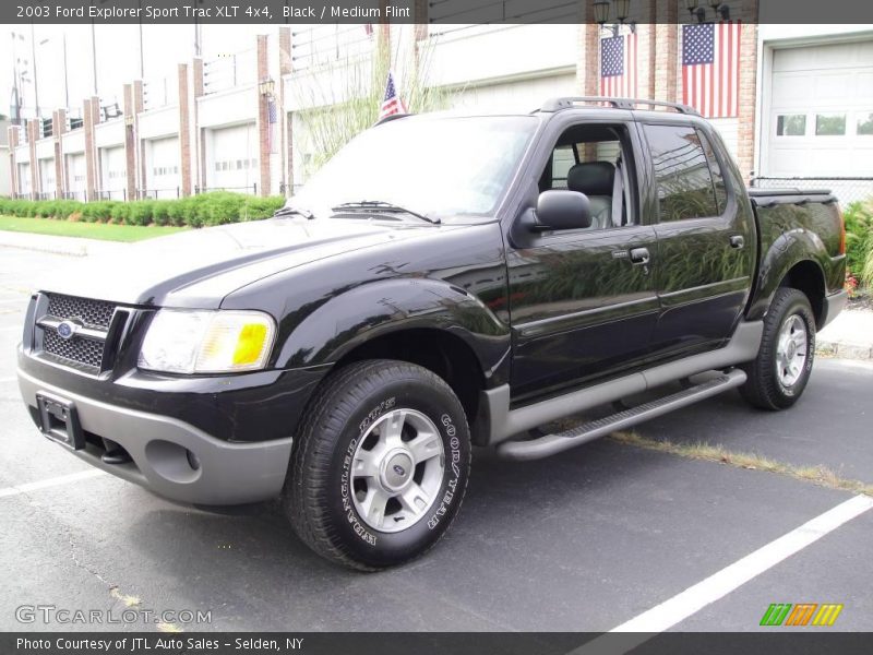 Black / Medium Flint 2003 Ford Explorer Sport Trac XLT 4x4
