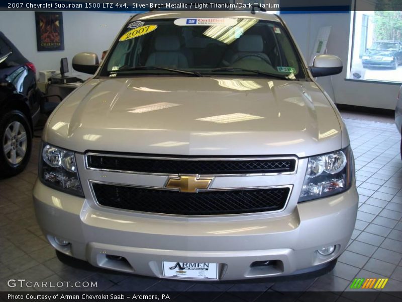 Silver Birch Metallic / Light Titanium/Dark Titanium 2007 Chevrolet Suburban 1500 LTZ 4x4