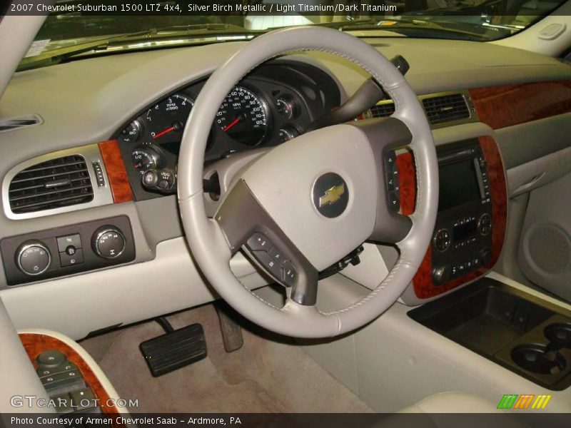 Silver Birch Metallic / Light Titanium/Dark Titanium 2007 Chevrolet Suburban 1500 LTZ 4x4