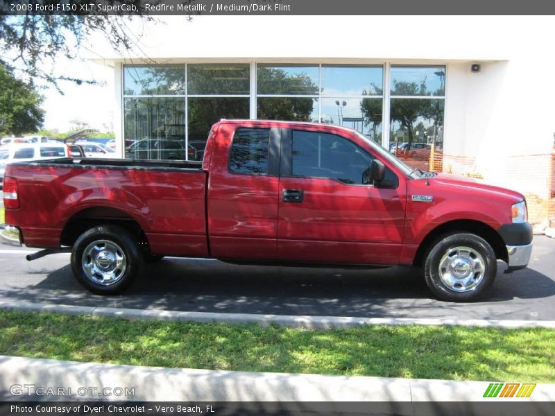 Redfire Metallic / Medium/Dark Flint 2008 Ford F150 XLT SuperCab