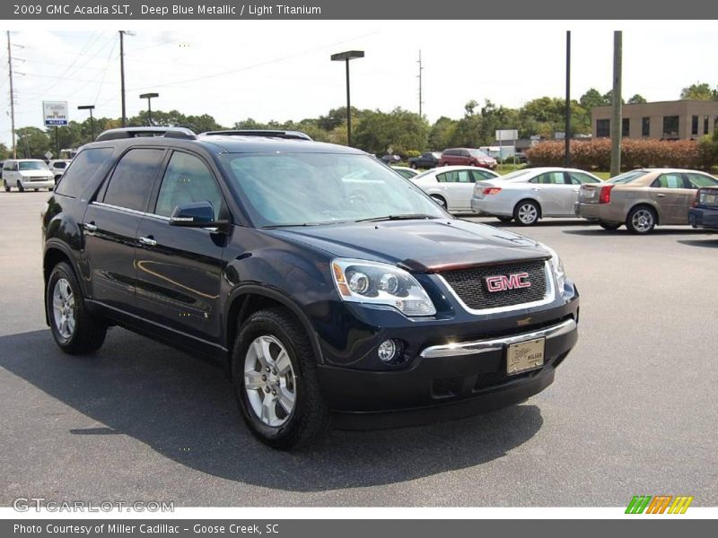 Deep Blue Metallic / Light Titanium 2009 GMC Acadia SLT