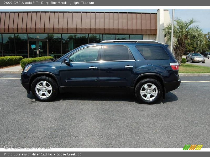 Deep Blue Metallic / Light Titanium 2009 GMC Acadia SLT