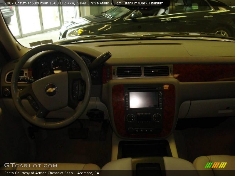 Silver Birch Metallic / Light Titanium/Dark Titanium 2007 Chevrolet Suburban 1500 LTZ 4x4