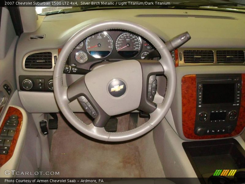 Silver Birch Metallic / Light Titanium/Dark Titanium 2007 Chevrolet Suburban 1500 LTZ 4x4