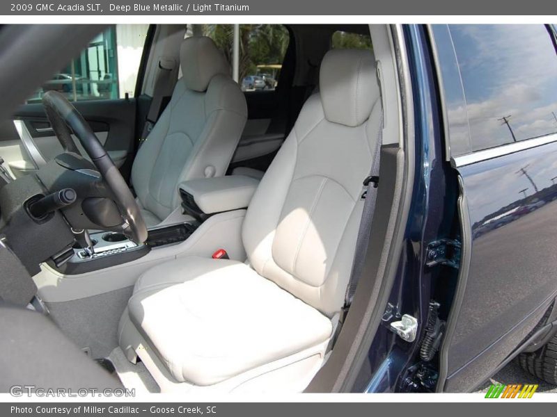Deep Blue Metallic / Light Titanium 2009 GMC Acadia SLT