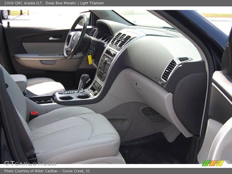 Deep Blue Metallic / Light Titanium 2009 GMC Acadia SLT