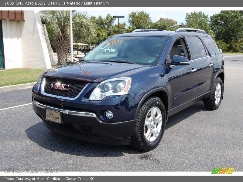 Deep Blue Metallic / Light Titanium 2009 GMC Acadia SLT