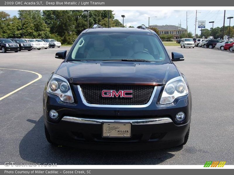 Deep Blue Metallic / Light Titanium 2009 GMC Acadia SLT