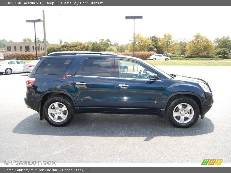 Deep Blue Metallic / Light Titanium 2009 GMC Acadia SLT