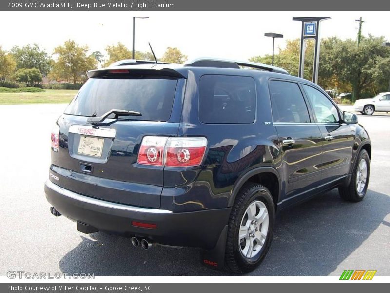 Deep Blue Metallic / Light Titanium 2009 GMC Acadia SLT