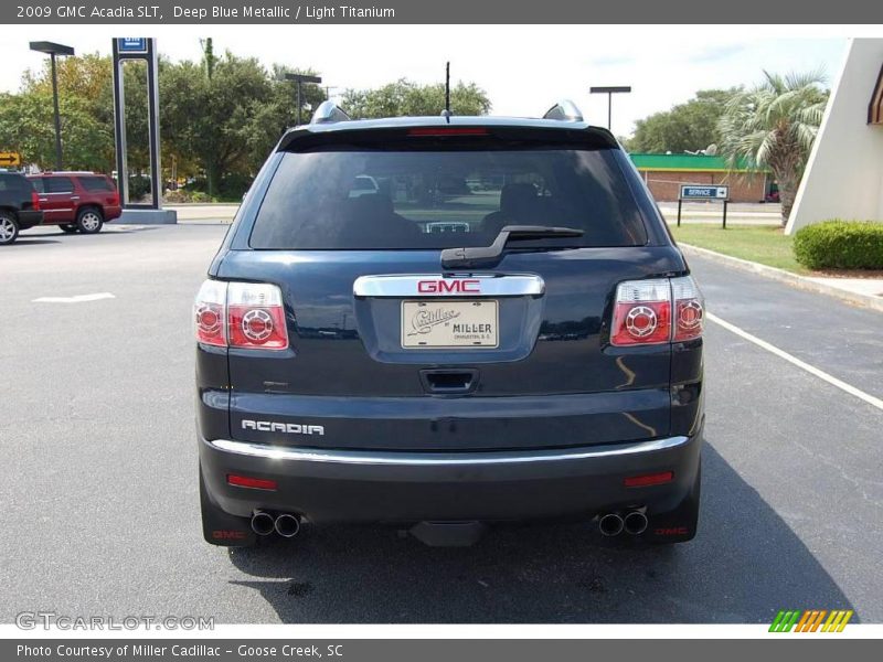 Deep Blue Metallic / Light Titanium 2009 GMC Acadia SLT