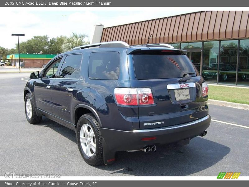 Deep Blue Metallic / Light Titanium 2009 GMC Acadia SLT